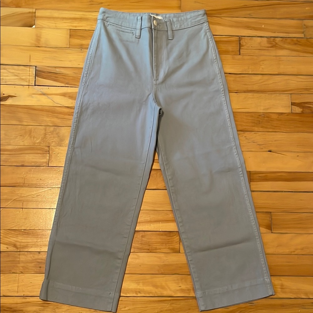 Madewell Slim Emmett Wide-Leg Crop Pants